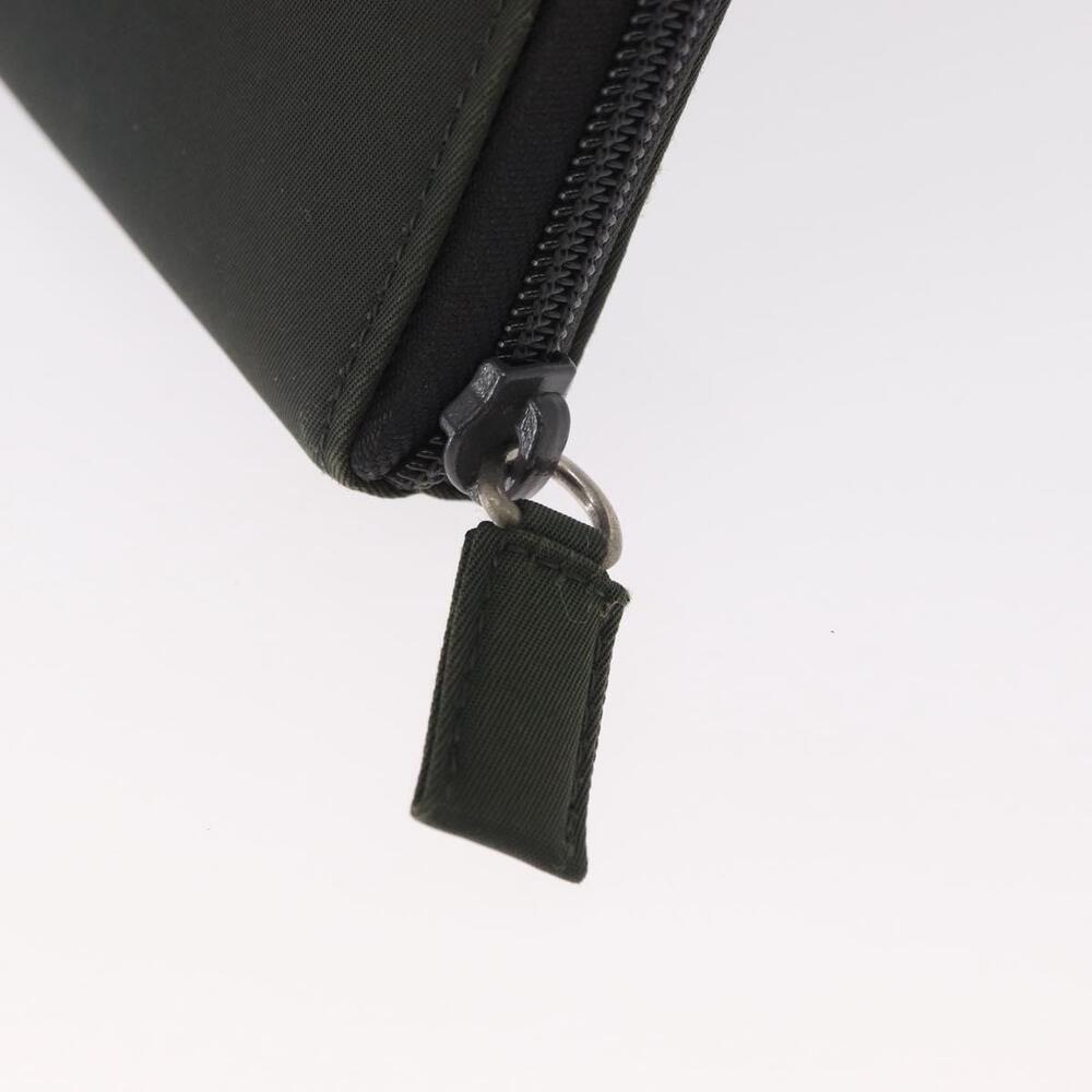 PRADA Long Wallet Nylon Khaki Auth 153670 - Picture 8 of 16